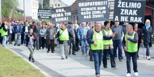 Dvor: Prosvjed protiv odlagališta nuklearnog otpada