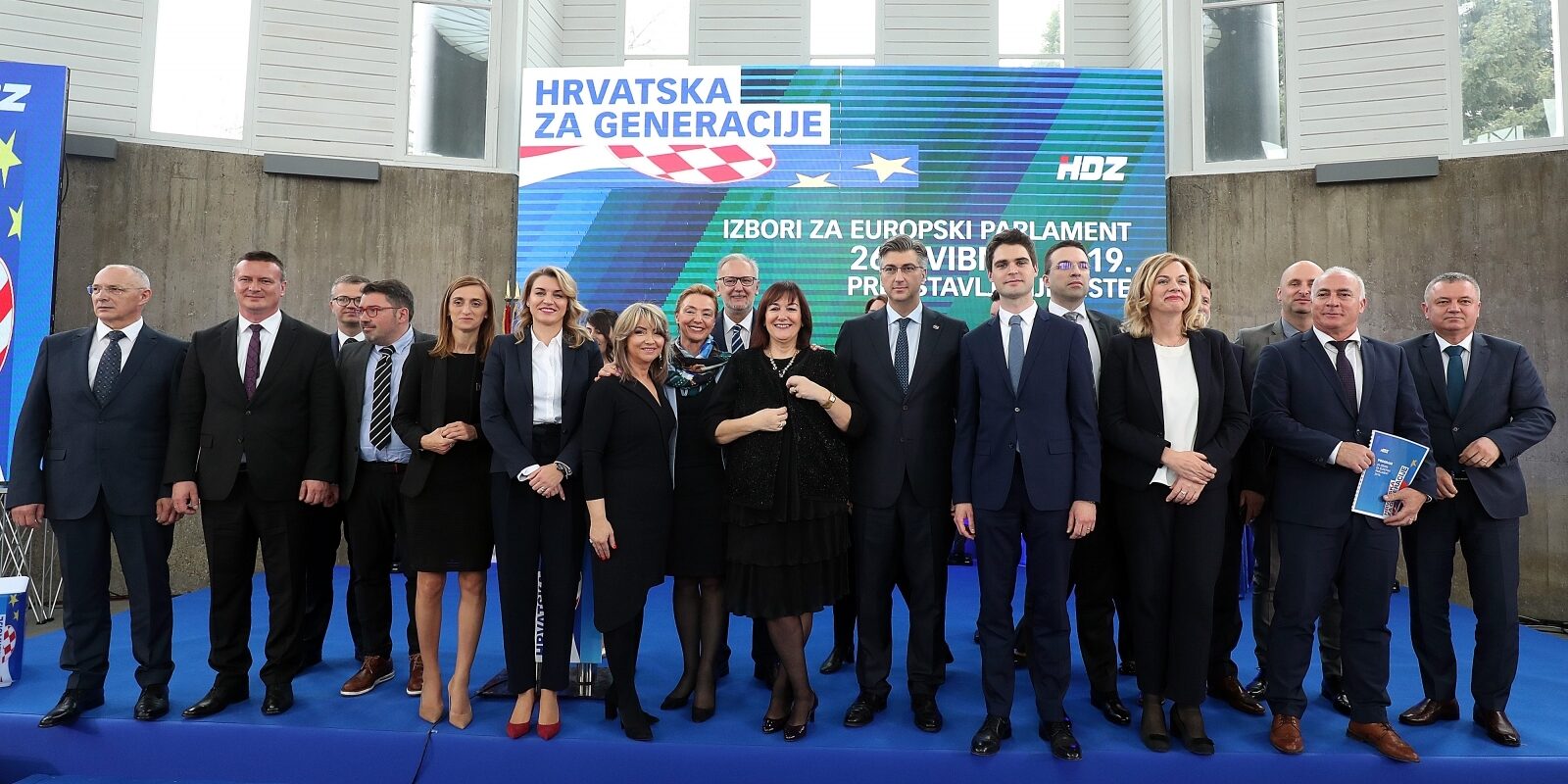 Zagreb: Karlo Ressler predstavljen kao kandidat HDZ-a za EU izbore