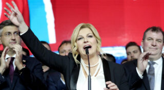 Kolinda Grabar-Kitarović održala govor i čestitala novoizabranom predsjedniku Milanoviću