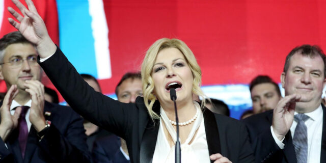 Kolinda Grabar-Kitarović održala govor i čestitala novoizabranom predsjedniku Milanoviću