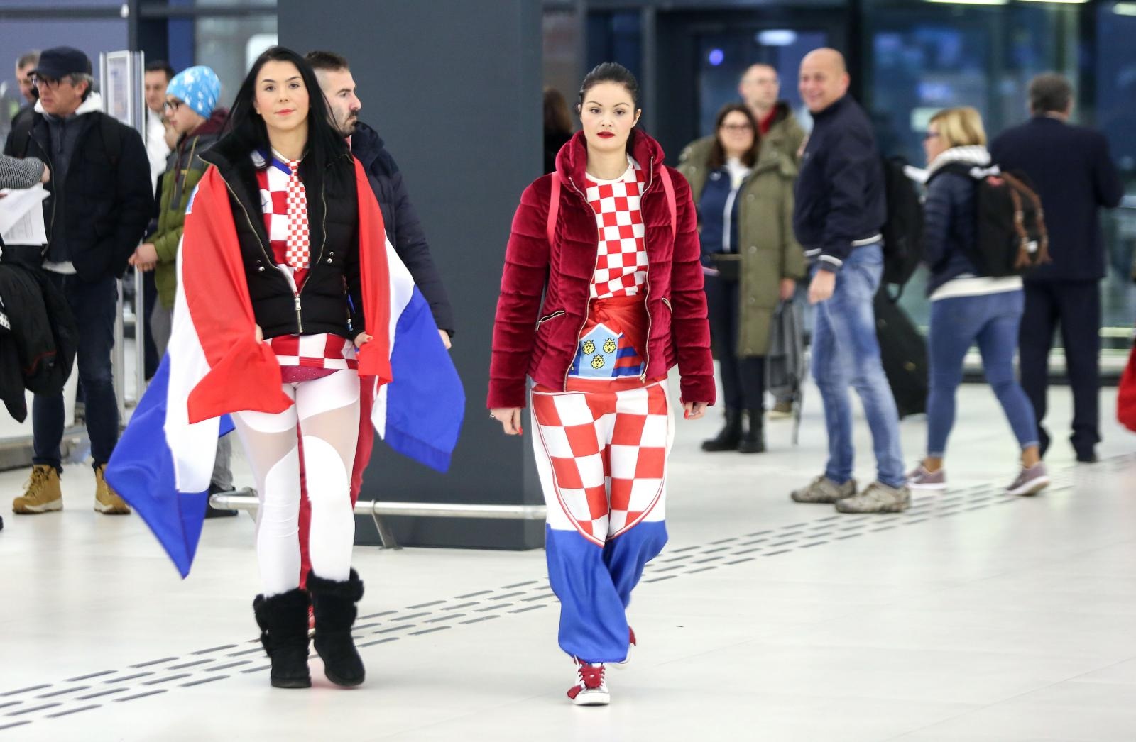 Odlazak navijača Hrvatske u Stockholm na finale rukometnog EP