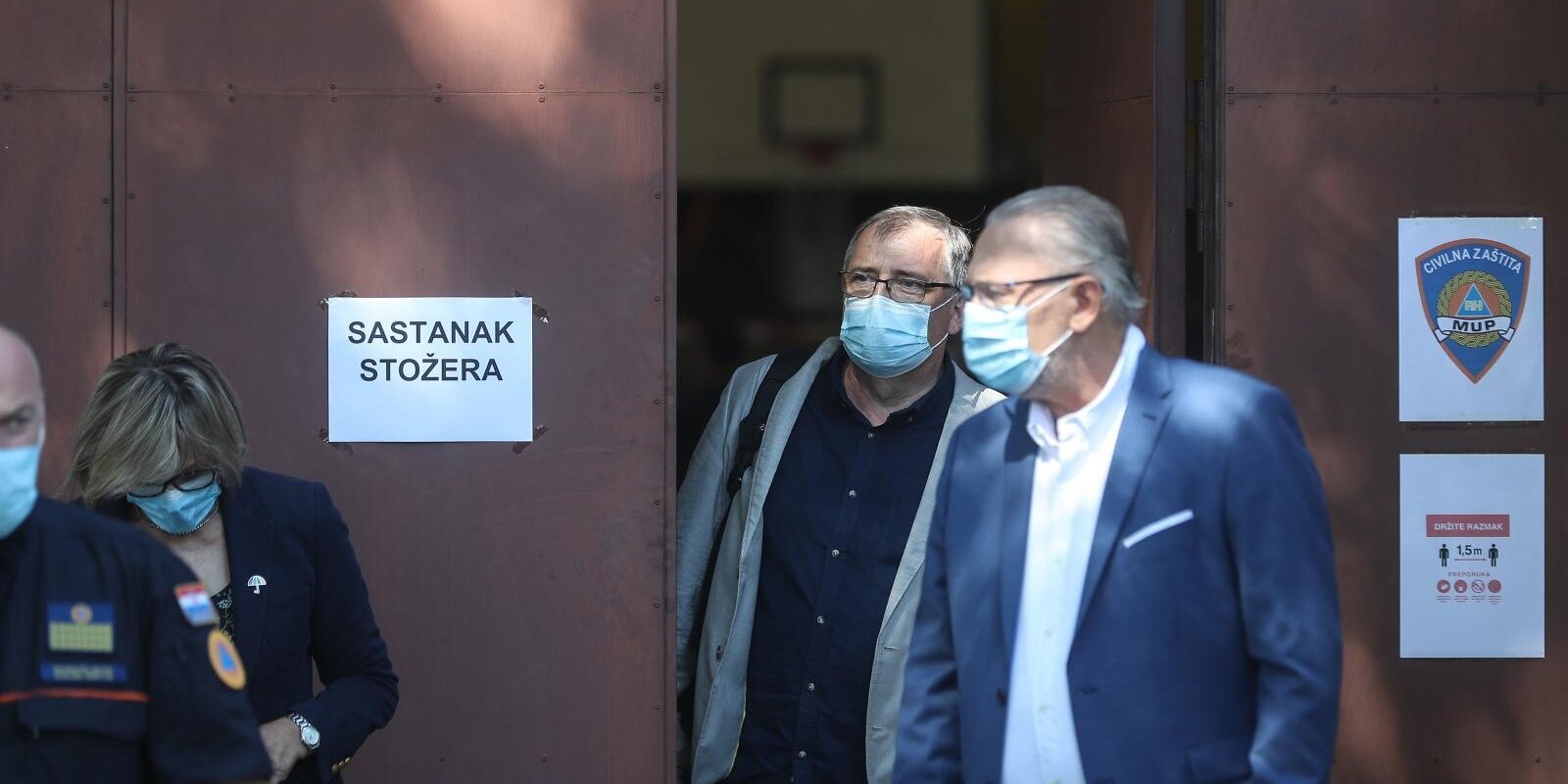 Zagreb: Nakon sastanka Stožera civilne zaštite RH održana konferencija za medije