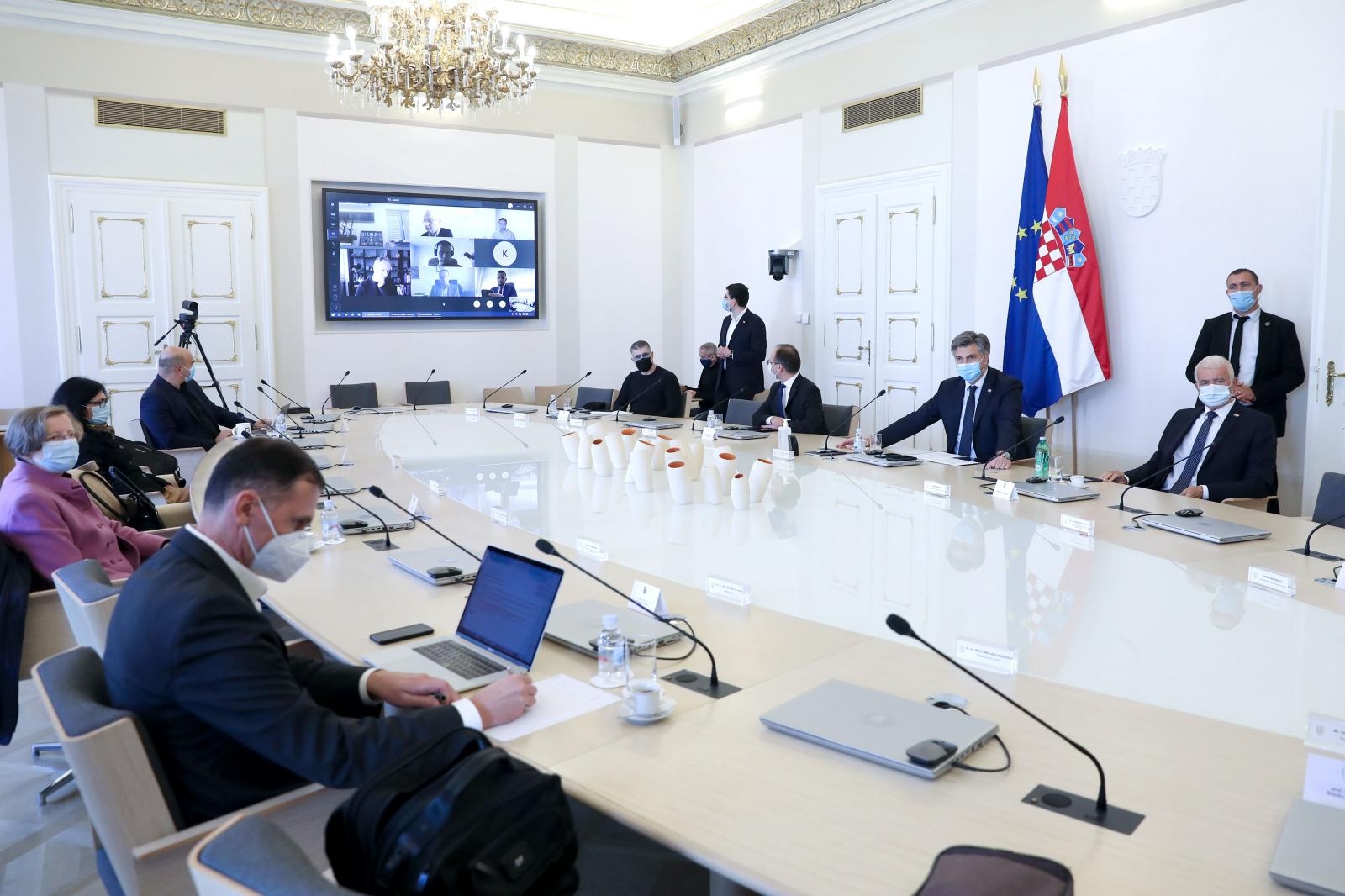 Zagreb: Sjednica Znanstvenog savjeta za koronavirus