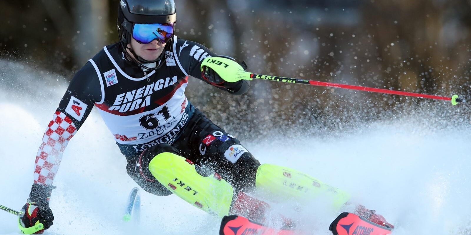 Zagreb: Prva vožnja muškog slaloma Audi FIS Svjetskog skijaškog kupa Snow Queen Trophy