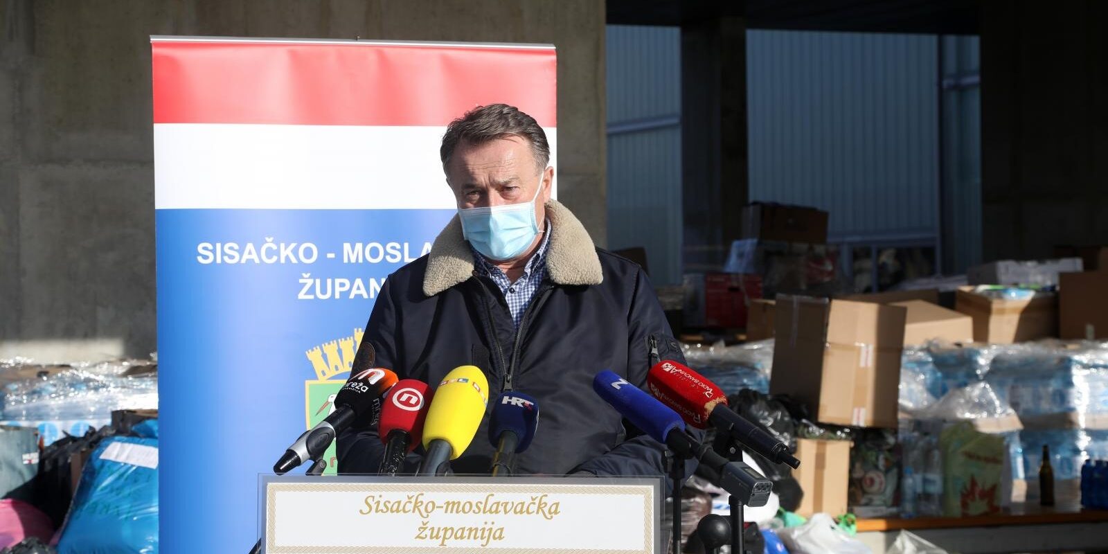 Konferencija za medije Stožera civilne zaštite Sisačko-moslavačke županije