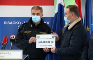 Sisak: Darko Milinović donirao 100000 kuna mjestima koja su stradala u potresu