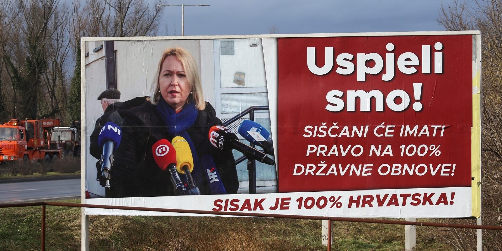 Predizborni plakati sisačke gradonačelnice