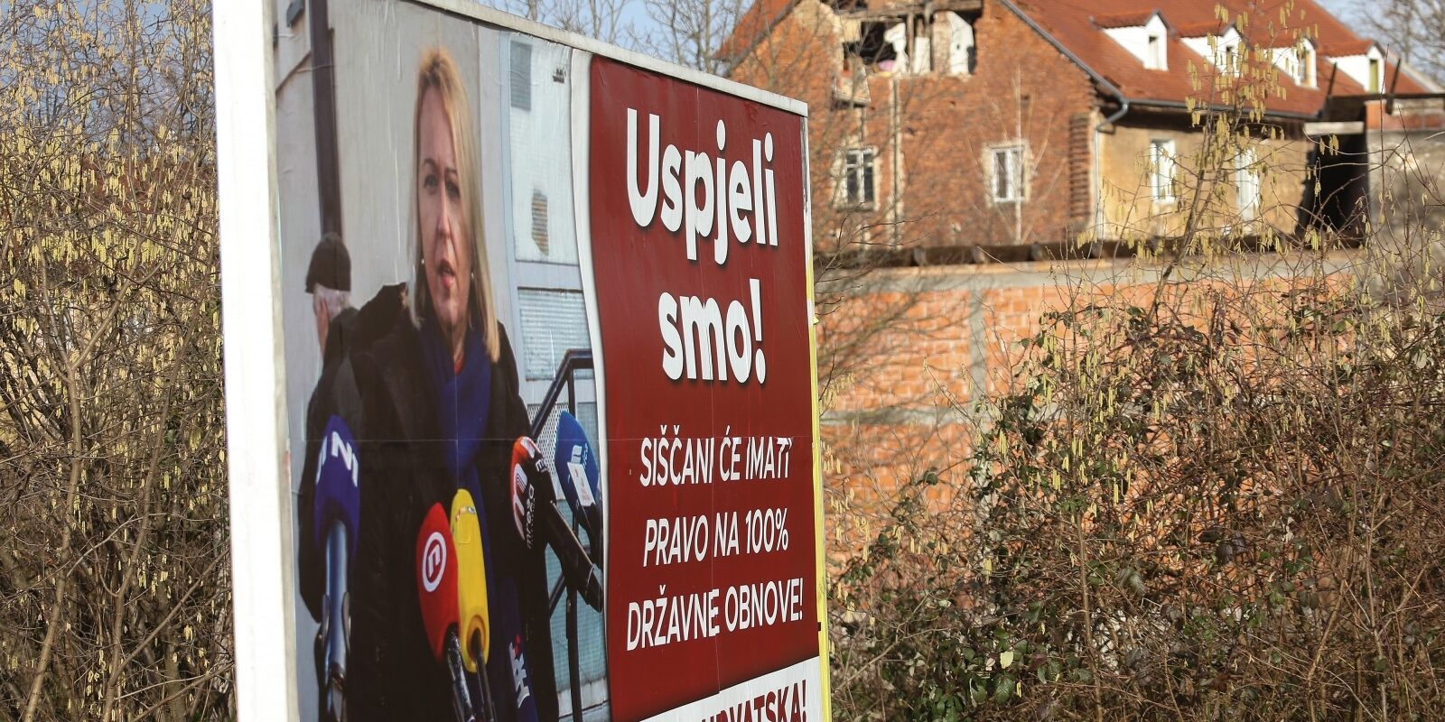 Predizborni plakati sisačke gradonačelnice