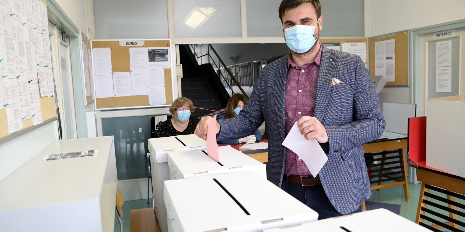 Sisak: Ivan Celjak glasovao na lokalnim izborima