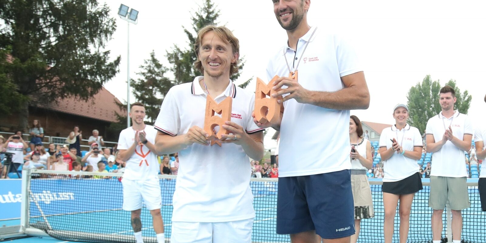 Petrinja: Marin Čilić i Luka Modrić osvojili humanitarni turnir Gem Set Hrvatska