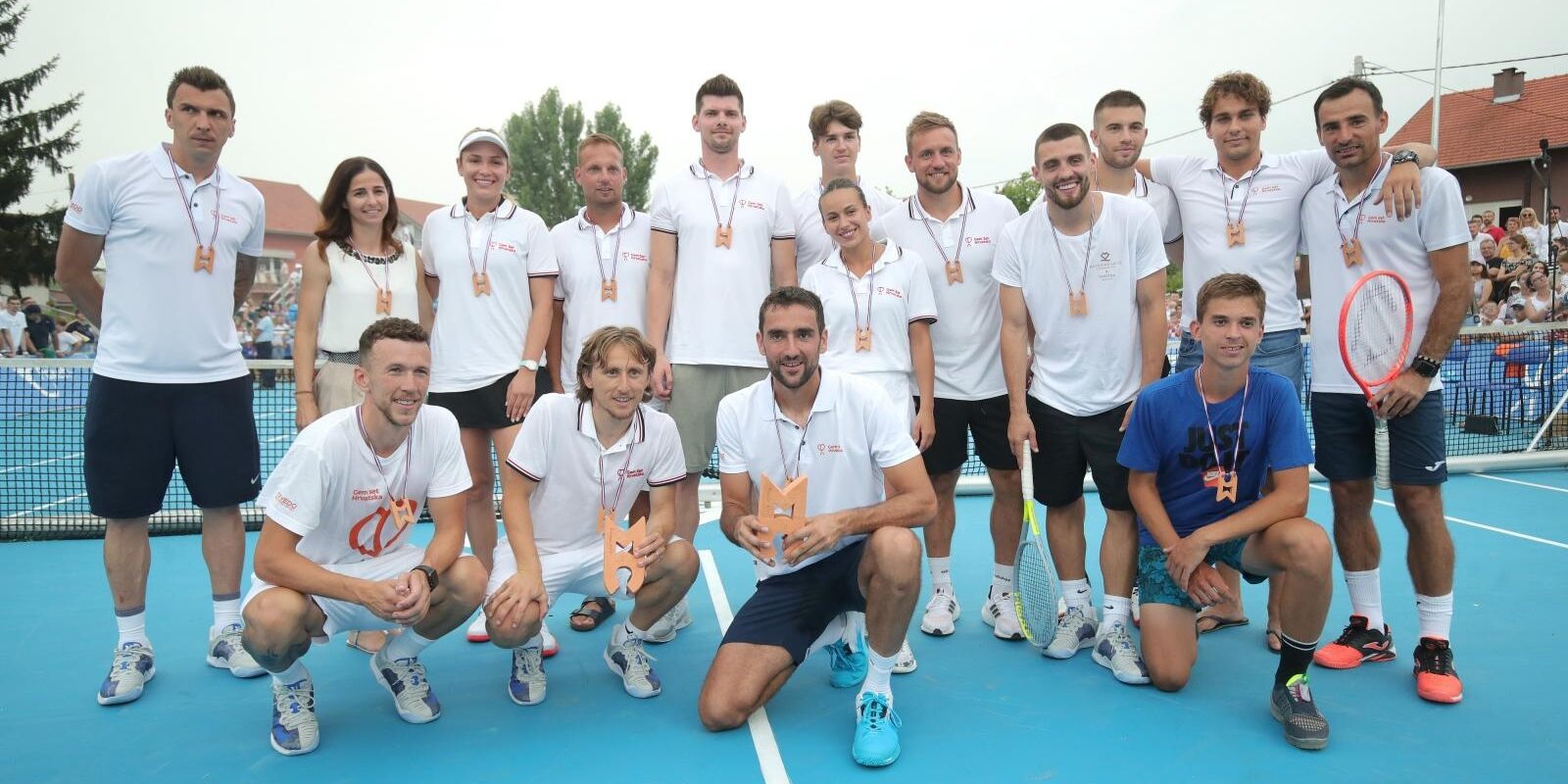 Petrinja: Marin Čilić i Luka Modrić osvojili humanitarni turnir Gem Set Hrvatska
