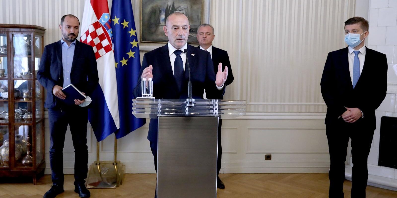 Zagreb: Ministri Marić, Medved, Milošević i Horvat obratili se medijima
