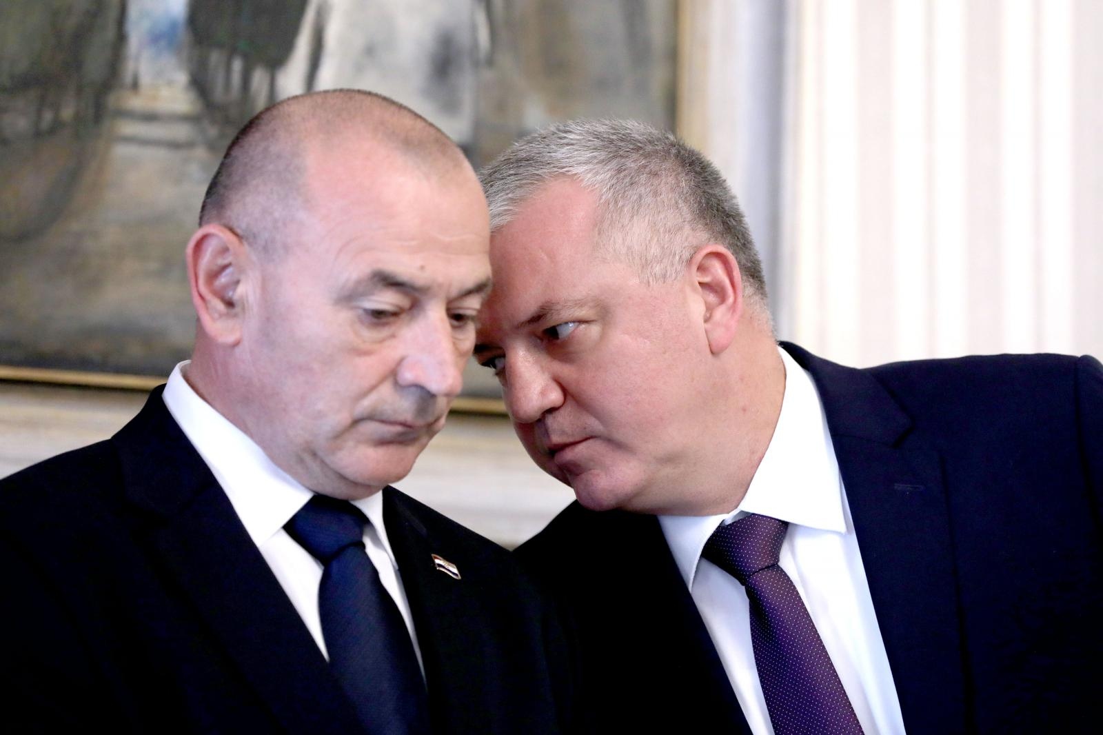 Zagreb: Ministri Marić, Medved, Milošević i Horvat obratili se medijima