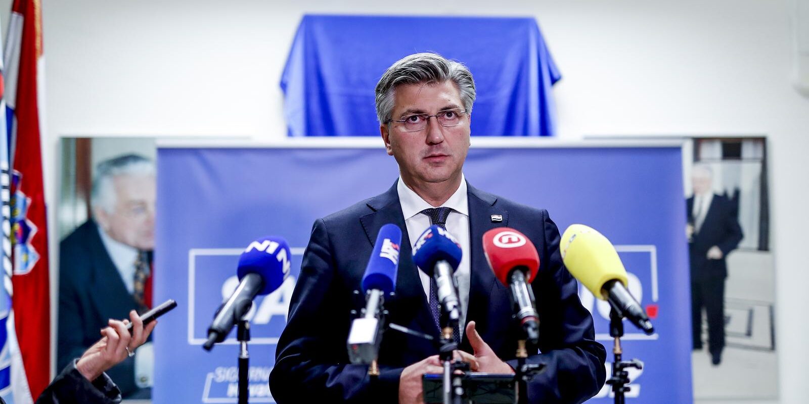 Plenković se obratio medijima nakon  sjednice Predsjedništva i Nacionalnog vijeća HDZ-a
