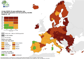 covid karta europe