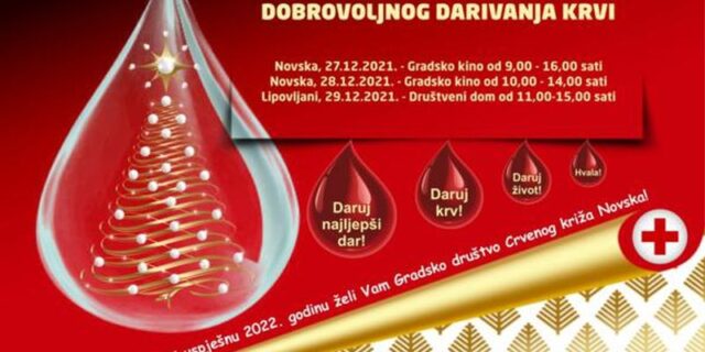 darivanje krvi novska