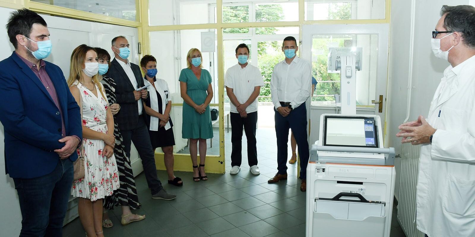 Sisak: Župan Celjak u Općoj bolnici na predstavljanju novog RTG uređaja