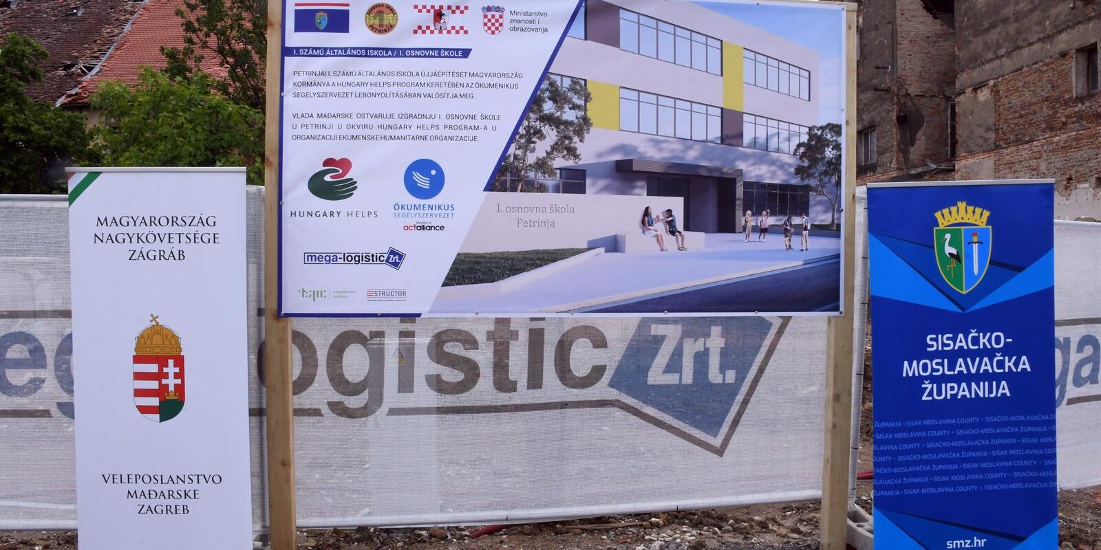 Položen kamen temeljac za zgradu Prve osnovne škole Petrinja