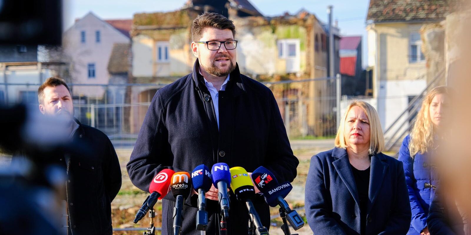 Petrinja: Konferencija za medije SDP-a povodom 2. obljetnice potresa