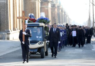 Zagreb: Sprovod Miroslava Ćire Blaževića u Aleji velikana na Mirogoju