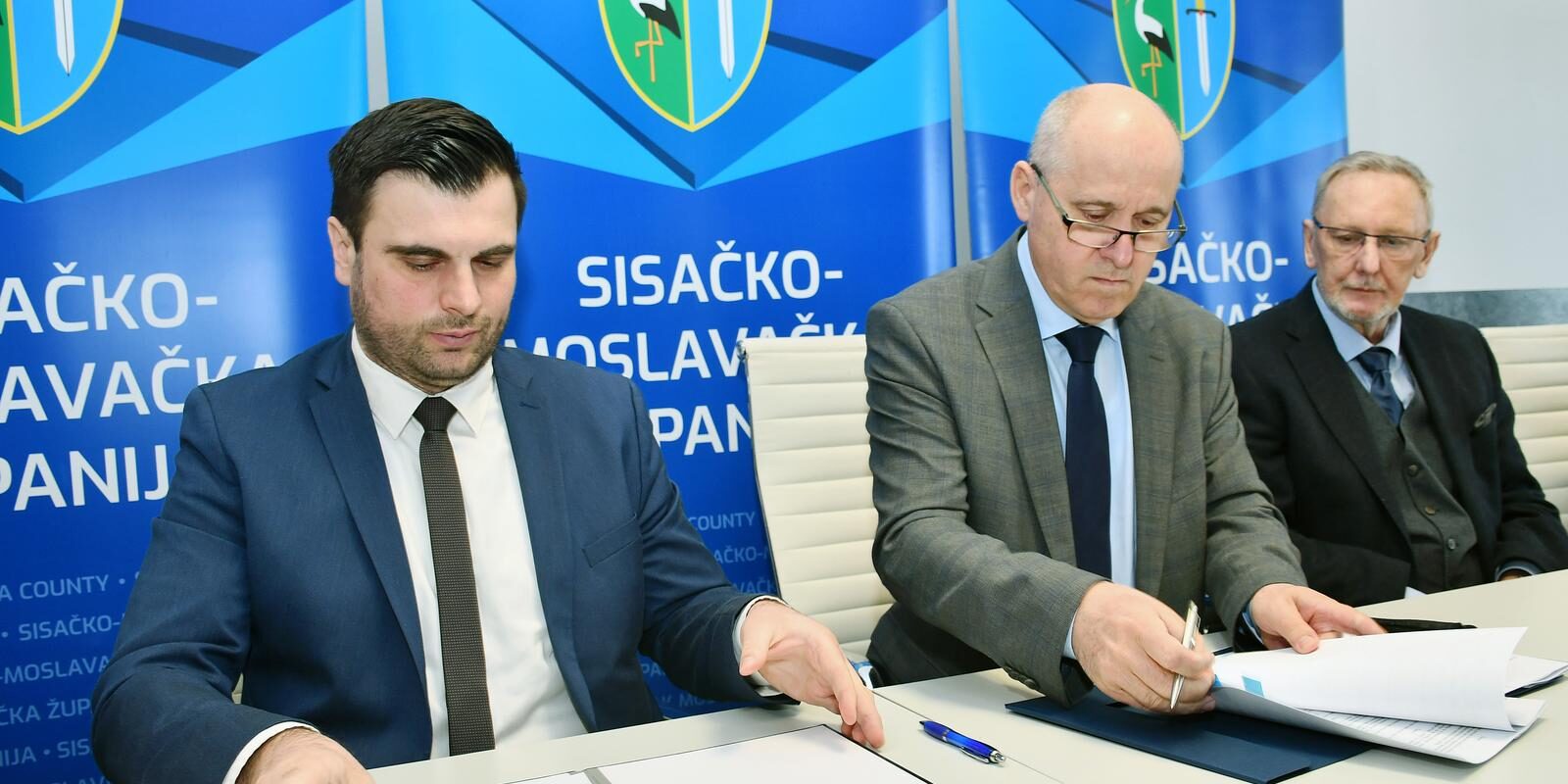 Sisak: Božinović, Bačić i Celjak potpisali ugovor o uporabi prostora Tuškanove kuće
