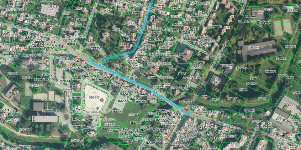 ulica hrvatskih branitelja kutina