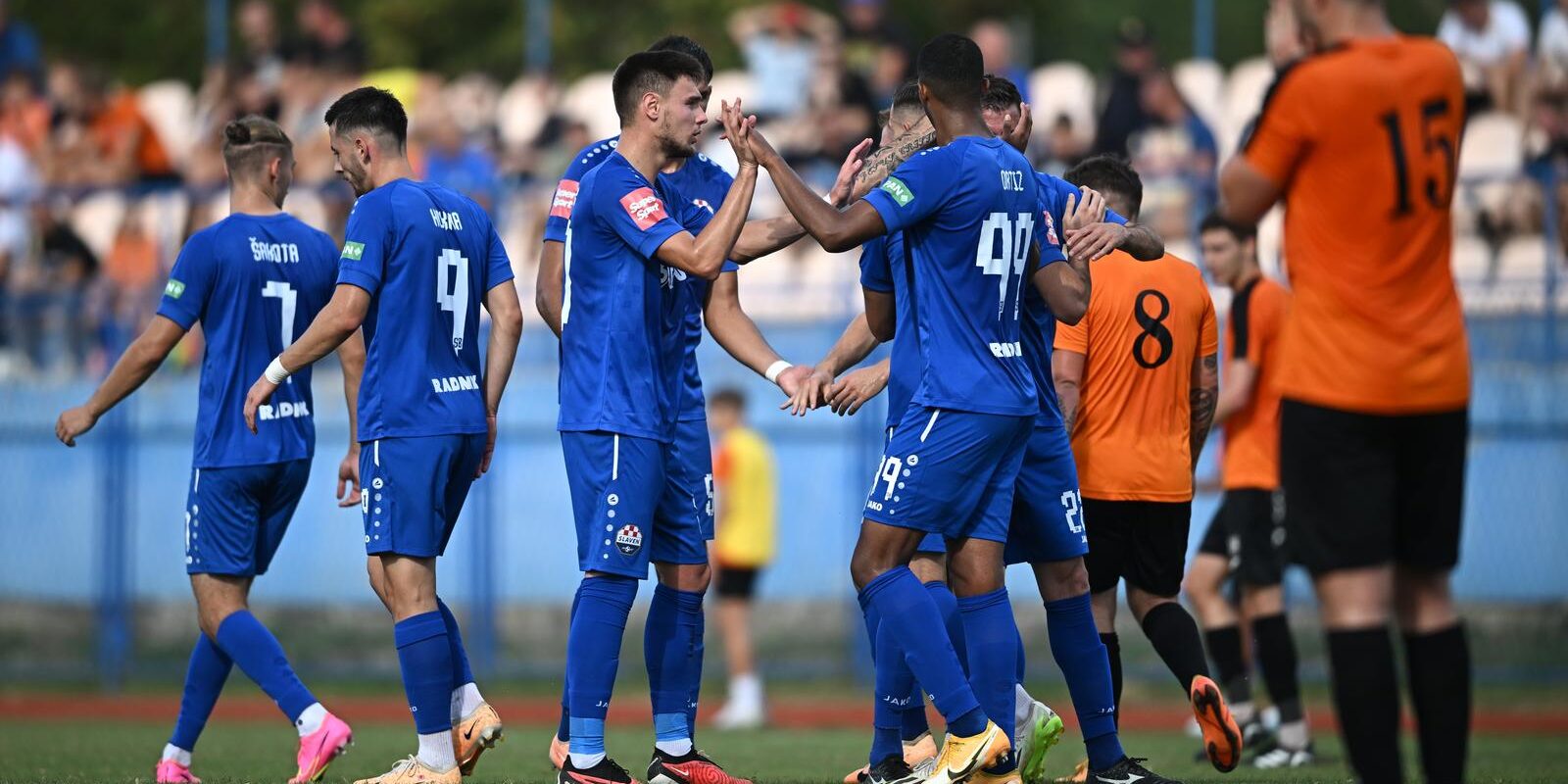 Kutina: Moslavina protiv Slaven Belupa u utakmici Hrvatskog nogometnog kupa