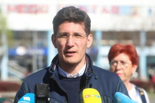 Kandidat Mosta Nikola Grmoja u Karlovcu