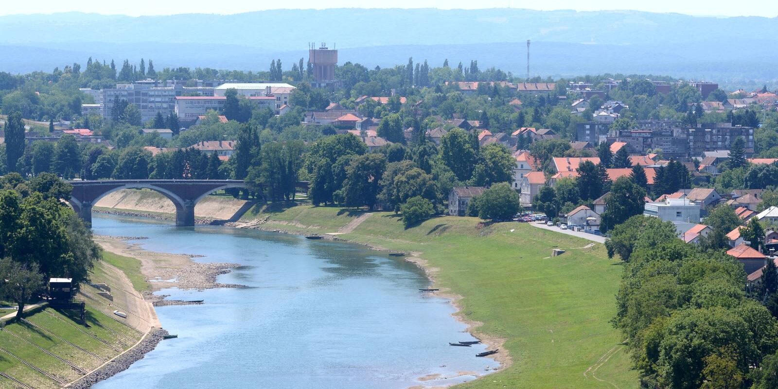 Panorama grada Siska