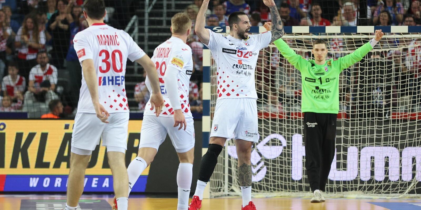 IHF Svjetsko rukometno prvenstvo 2025., Hrvatska – Island