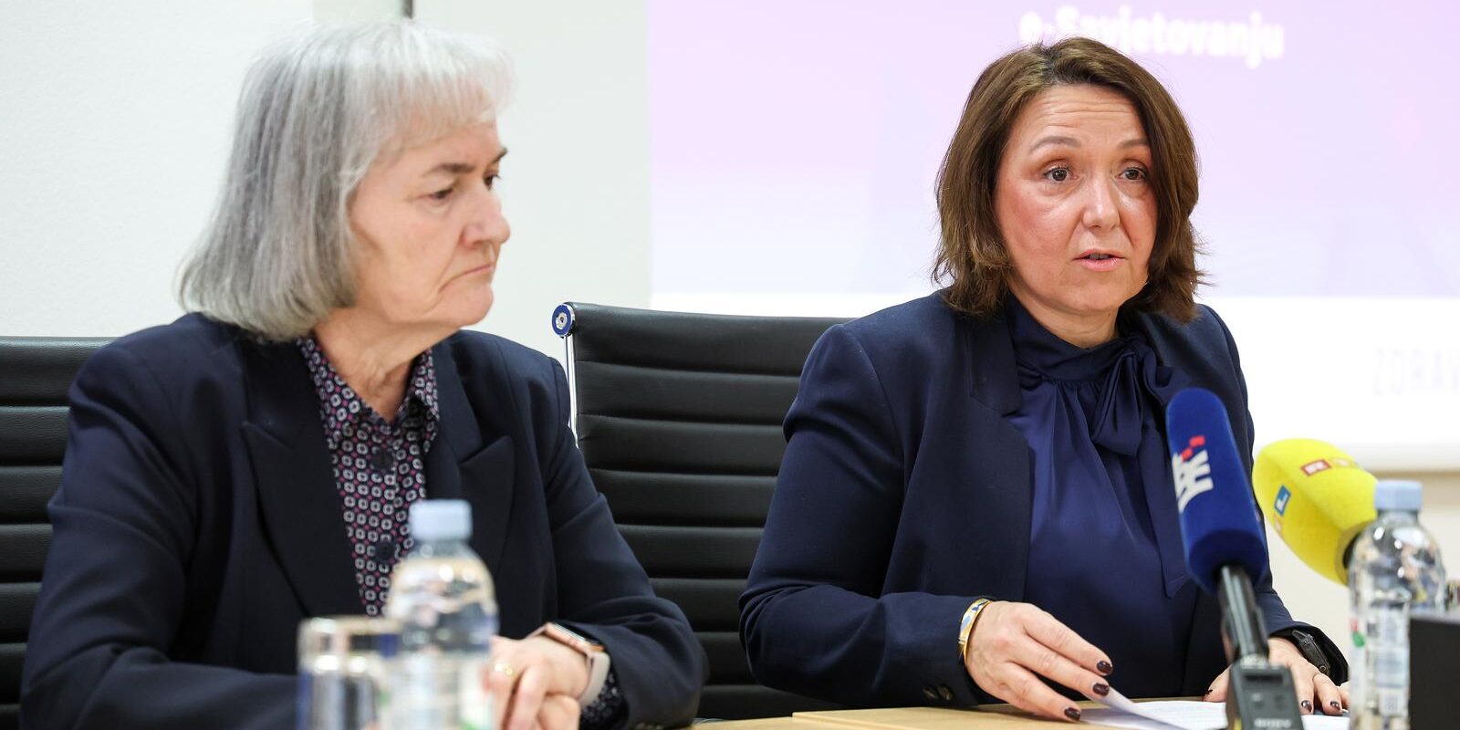 Zagreb: Konferencija za medije ministrice zdravstva Irene Hrstić