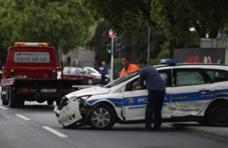 prometna nesreća sudar