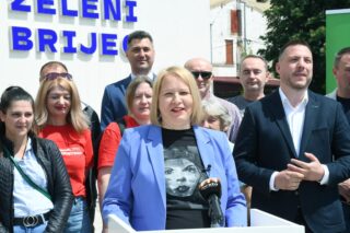 Sisak: Kristina Ikić Baniček predstavila je liste za Gradsko vijeće Grada Siska i gradonačelnicu Grada Siska