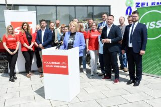 Sisak: Kristina Ikić Baniček predstavila je liste za Gradsko vijeće Grada Siska i gradonačelnicu Grada Siska