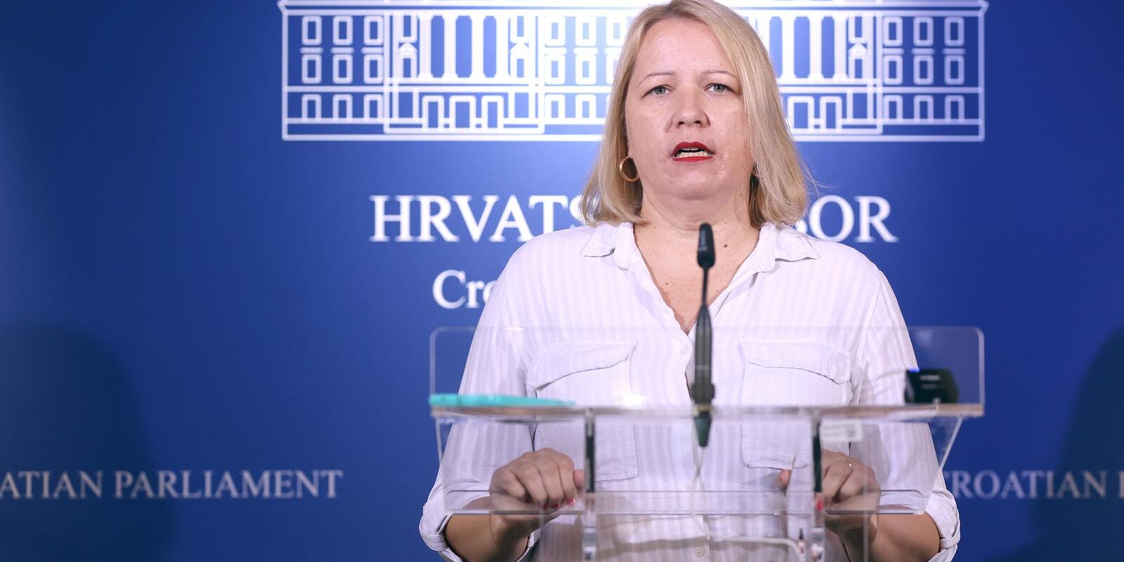 Zagreb: Kristina Ikić Baniček o lokalnim izborima i plaći gradonačelnika Siska