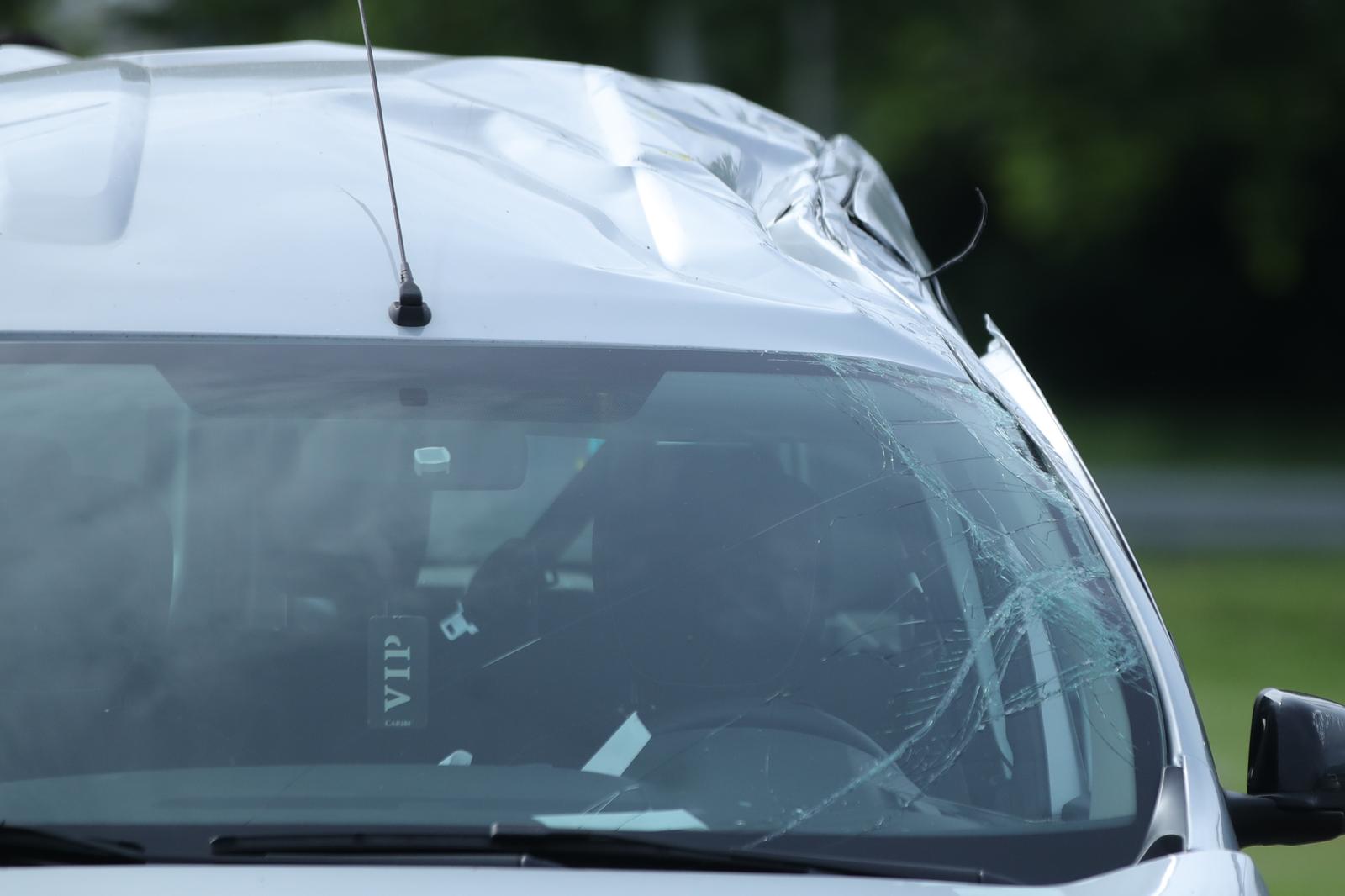 Zagreb: Sudar dva automobila na raskrižju Slavonske avenije i Avenije Većeslava Holjevca