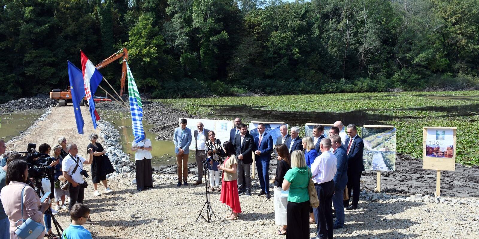 Čigoč: Svečano otvaranje radova na restauraciji riječnog rukavca Tisna u Čigoču