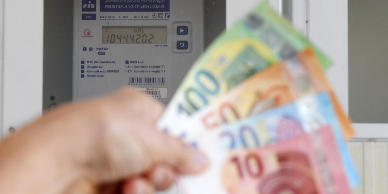Cijene struje i računa u eurima