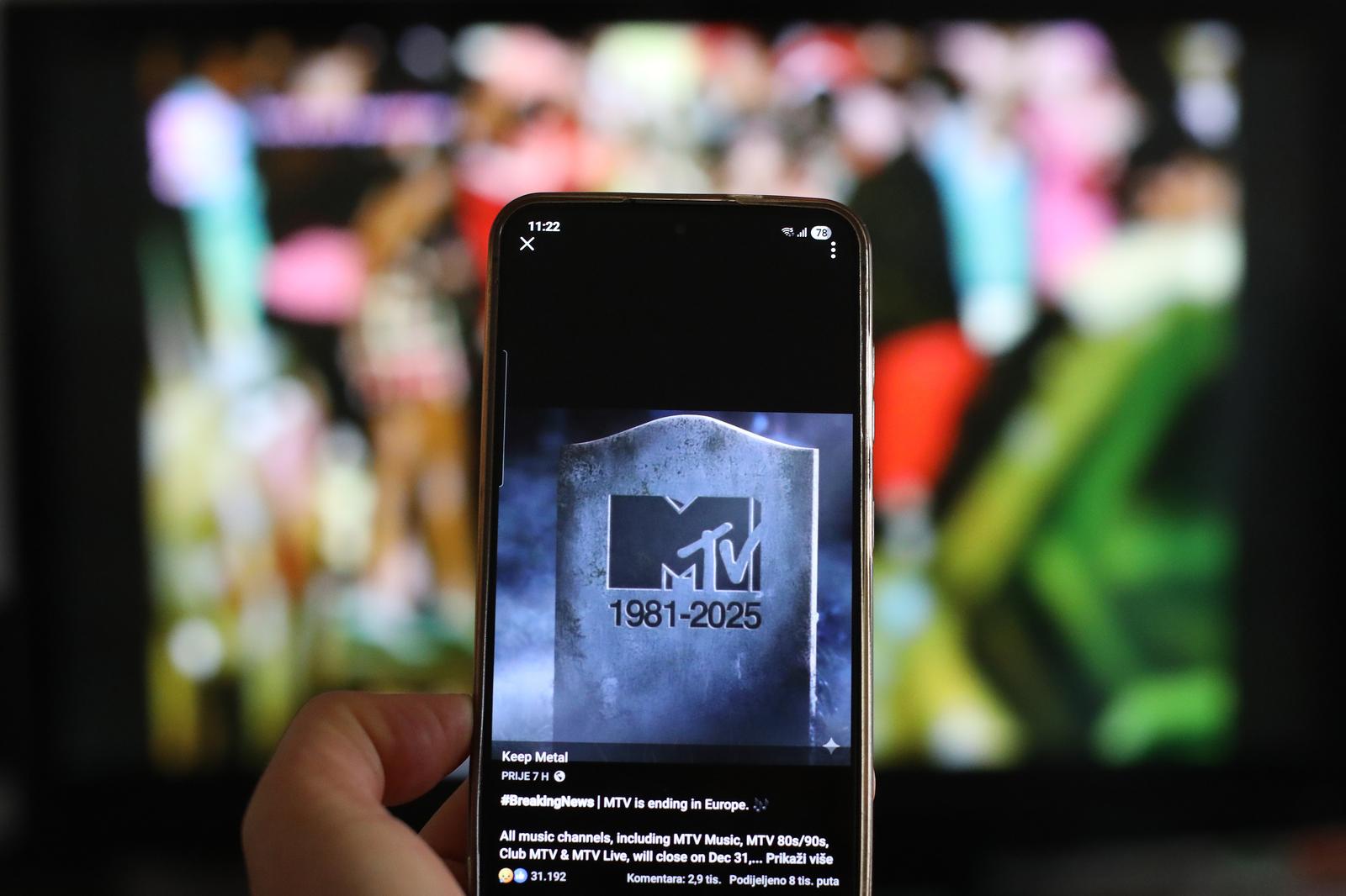 Nakon 44 godine emitiranja, MTV gasi glazbene kanale u Europi