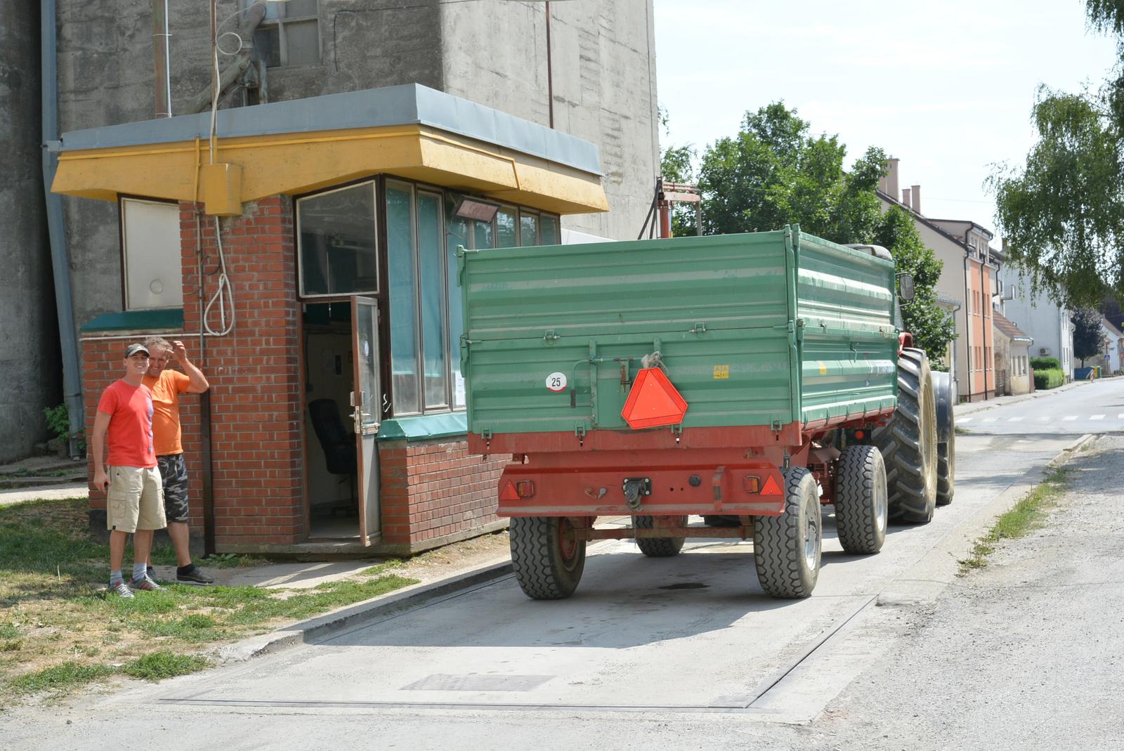 Bjelovar: Bilogorski ratari dovoze p�enicu u mlin na pohranu ili prodaju