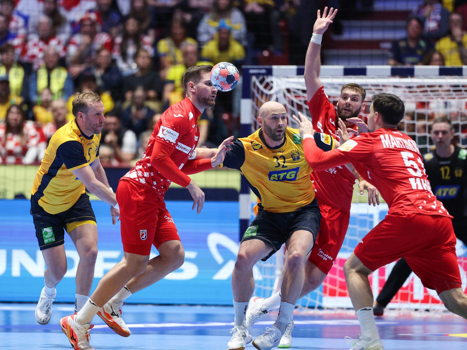 Susret Švedske i Hrvatske u prvom krugu EHF Europskog prvenstva