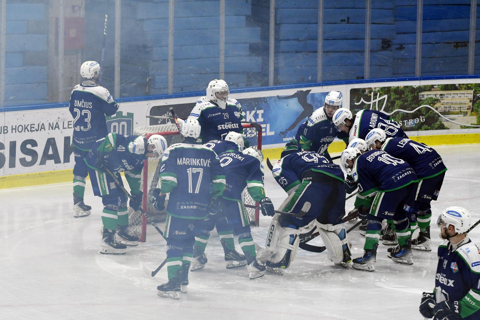 Sisak: 5.utakmica 1/4 finala  Alpske hokejaške ligeKHL Sisak – S.G.Cortina Hafro