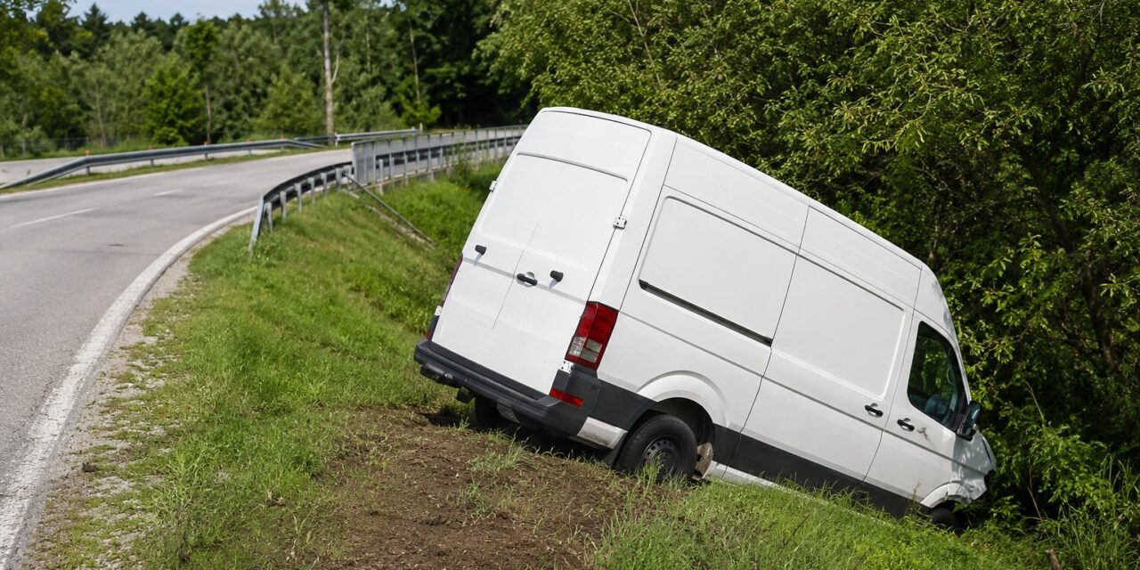 kombi nesreća slijetanje